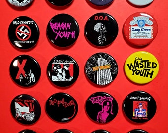 Punk Rock Pins 1.25" Pinback Buttons