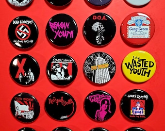 Punk Rock Pins 1.25" Pinback Buttons