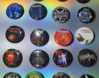 Épingles de la mort 1,25 po. Badges