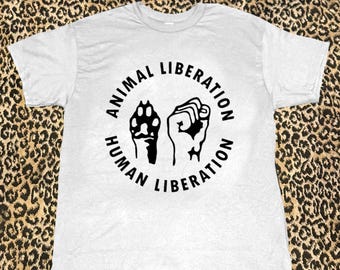 Animal Liberation White T-Shirt