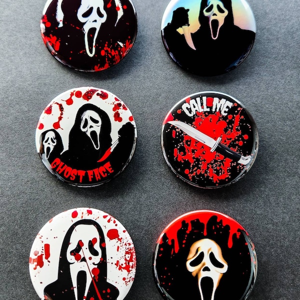 Ghostface 2.25" Pinback Buttons