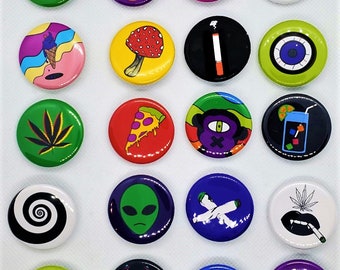 Trippy Pins 1.25&quot; Buttons