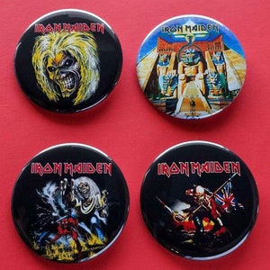 Iron Maiden Heavy Metal Pins