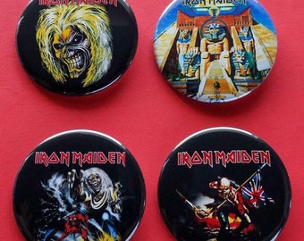 Iron Maiden Heavy Metal Pins