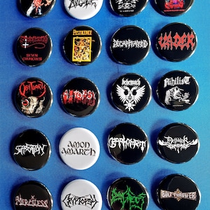 Metal Pins 1.25&quot; Pinback Buttons