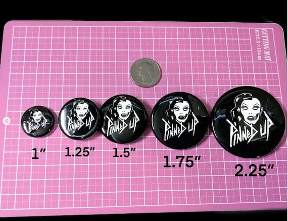 Old School Horror Pins 1.25" Pinback Buttons