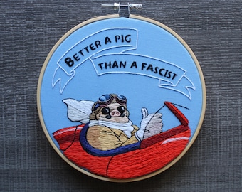Handmade embroidery | Studio Ghibli scenes and characters