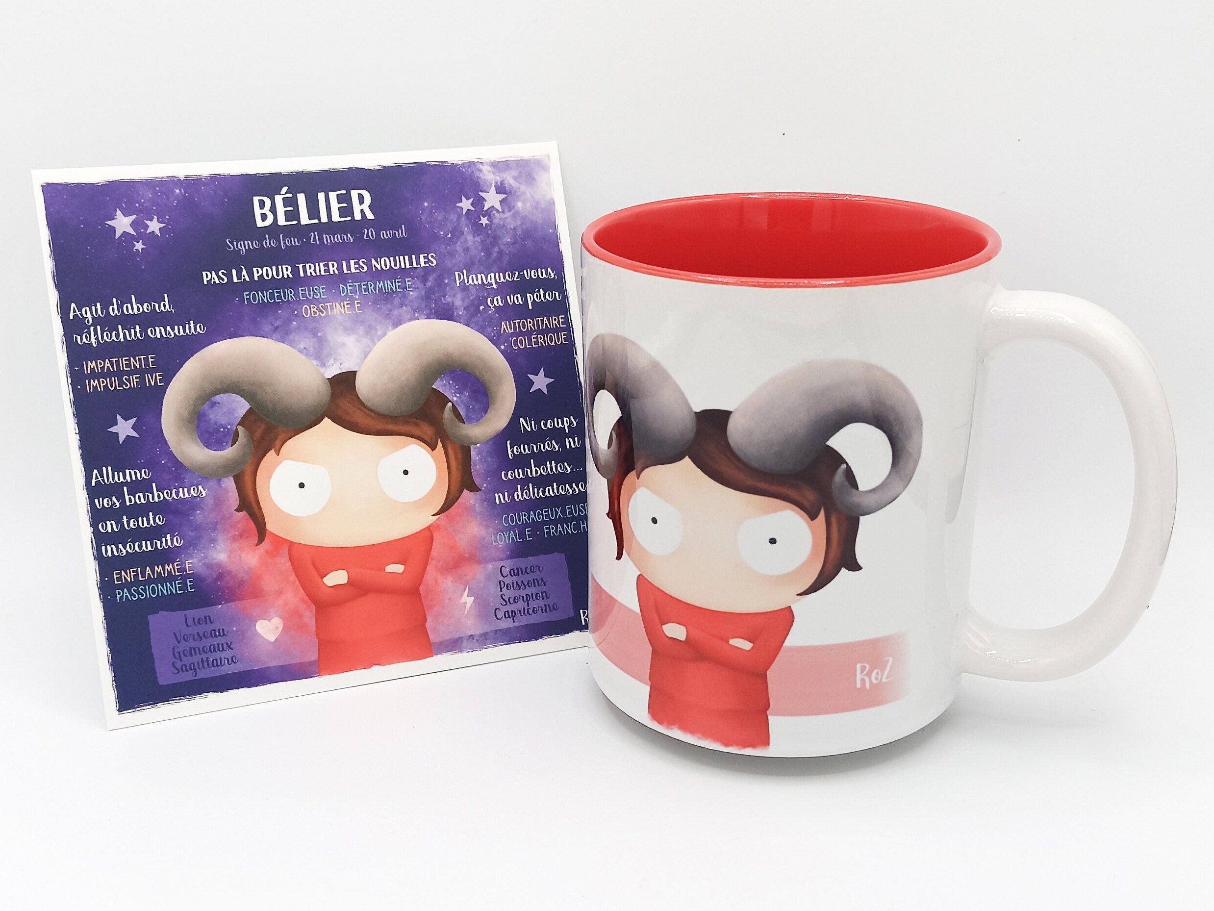 Bundle Carte et Mug Astro Rigolo Bélier