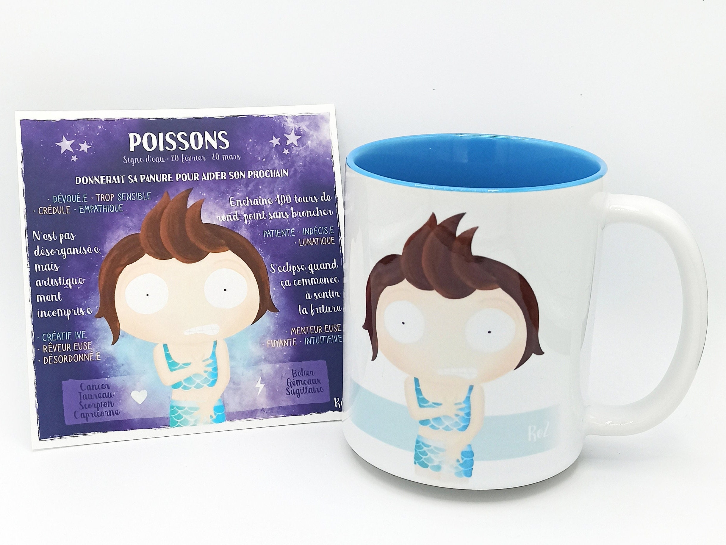 Bundle Carte et Mug Astro Rigolo Poissons