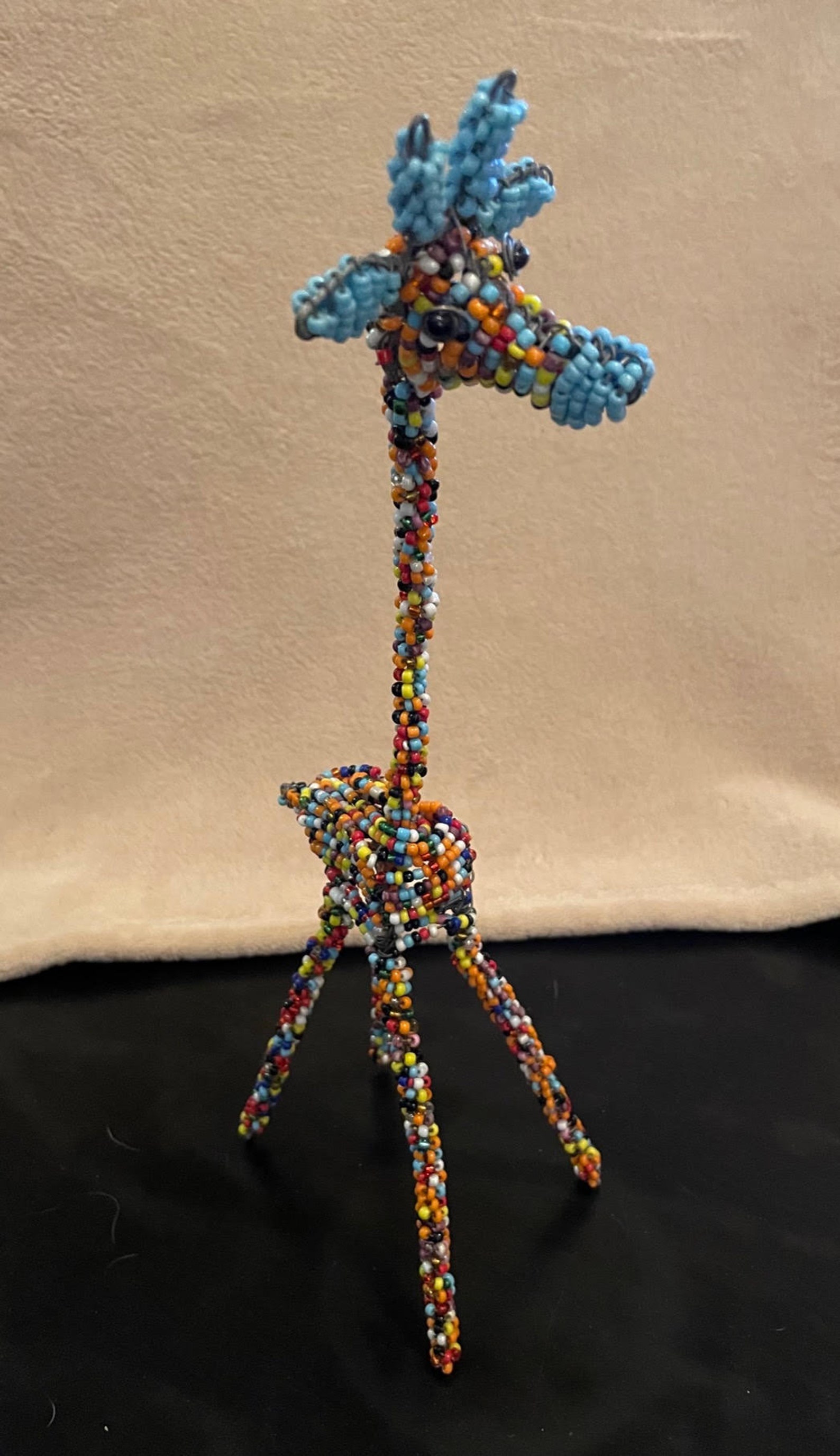 African Beaded Animal Giraffe Handmade Imported Etsy