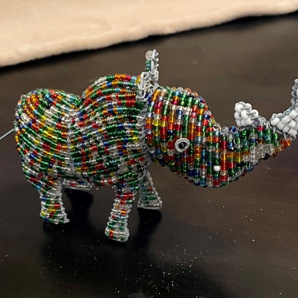 Beaded African Animal Etsy