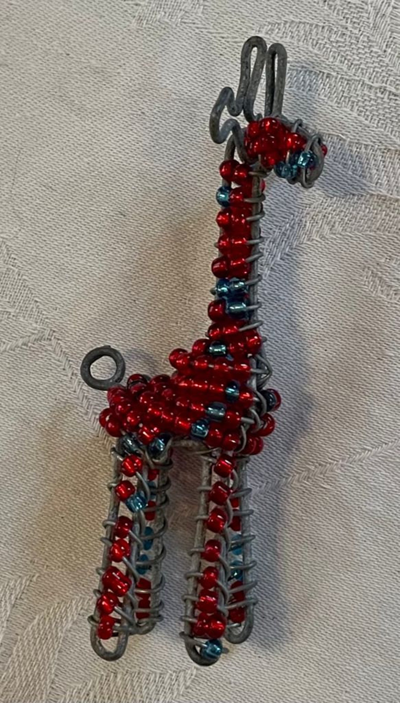 Giraffe Handmade African Beaded Animal Keyring Etsy