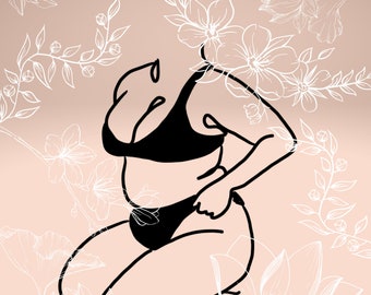 Body Positivity Line Tekening