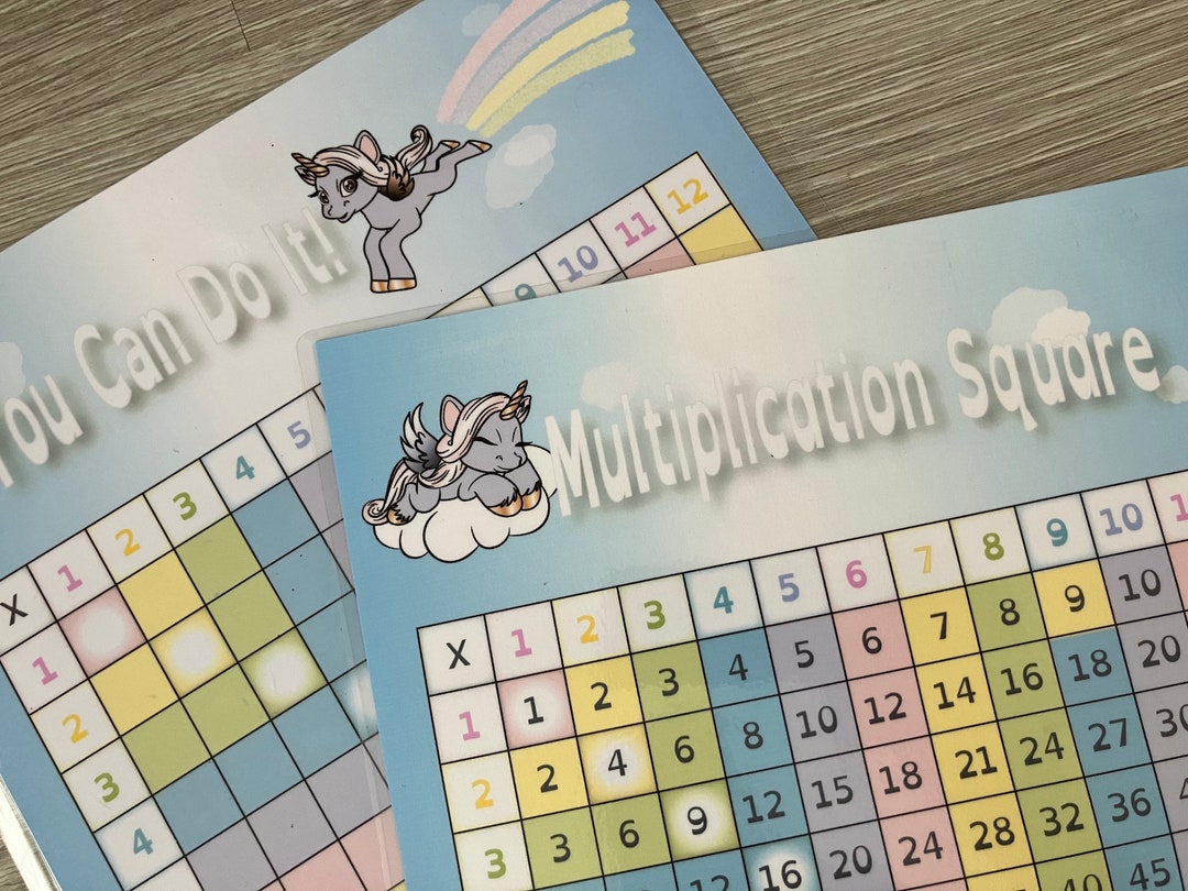 Interactive Multiplication Chart Etsy