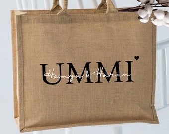 Personalized jute bag MAMA | Market bag | Gift | Custom Gifts | Mother's Day | Gift for mom | Mother's Day gift