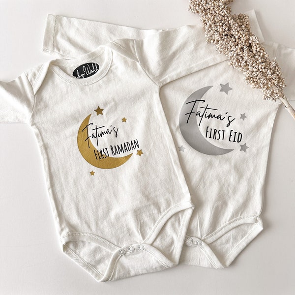 Babybody personalisiert | My first Ramadan | My first Eid | Ramadan | Ramadan geschenke | Eid mubarak | Eid geschenk | Bayram