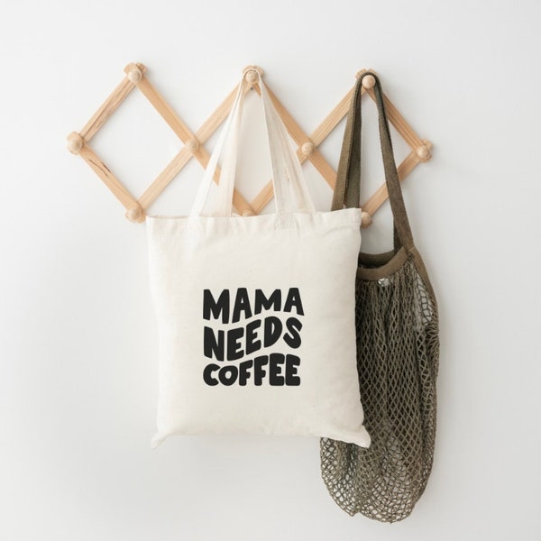 Jutebeutel | Jutebeutel Kaffee | Mama needs Coffee | Kaffee Tasche | Kaffee Liebhaber | Totebag Coffee