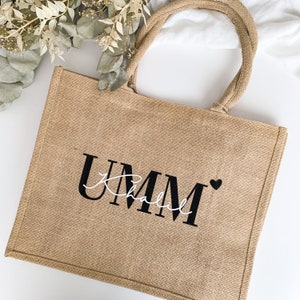 Personalisierte Jutetasche MAMA Markttasche Geschenk Individuelle Geschenke Muttertag Geschenk für Mama Muttertagsgeschenk Bild 2