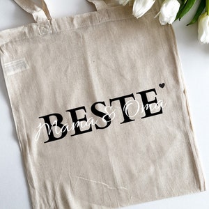 Personalisierte Jutetasche MAMA Markttasche Geschenk Individuelle Geschenke Muttertag Geschenk für Mama Muttertagsgeschenk, JUTE BEUTEL