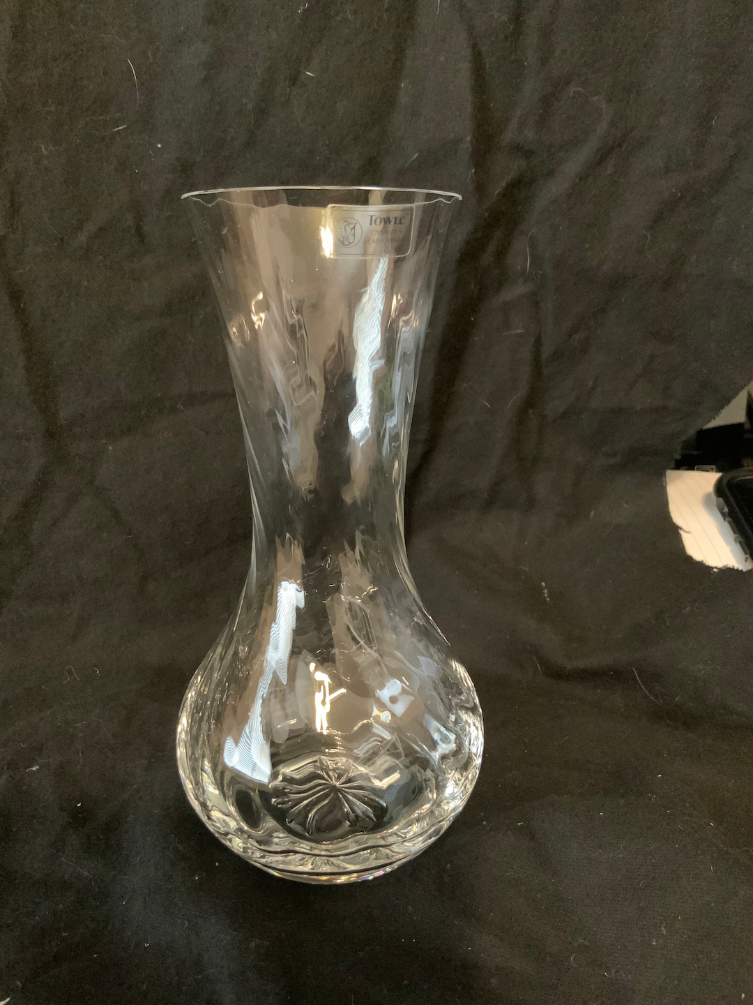 Towle Autria 24 Lead Crystal Bud Vase Etsy