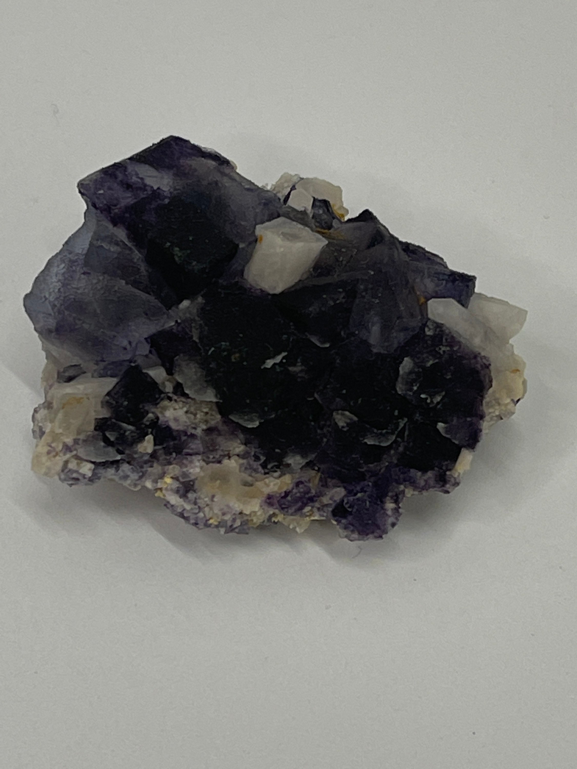 Fluorite with Quartz Erongo Mountains Namibia.