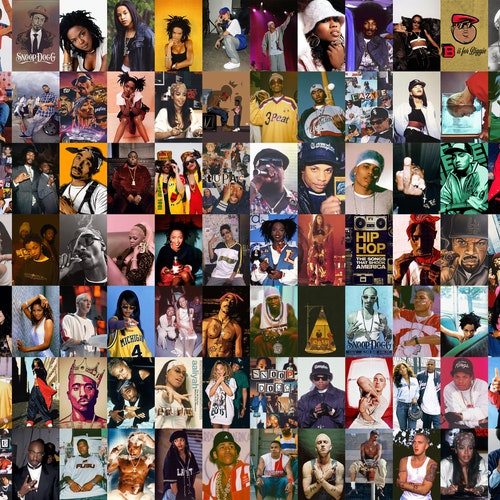 200 Hip-hop/rap Magazines Cover Vintage Digital Collage Kit - Etsy