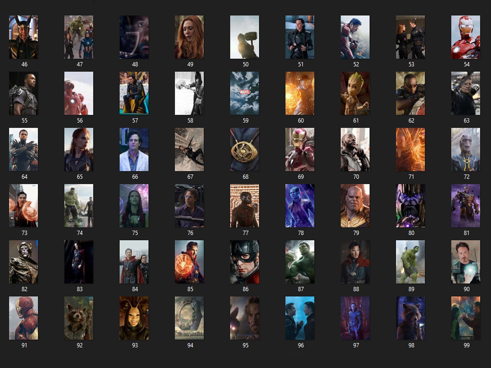 125 PCS Avengers Wall Collage Kit Marvel Aesthetic Photo Etsy