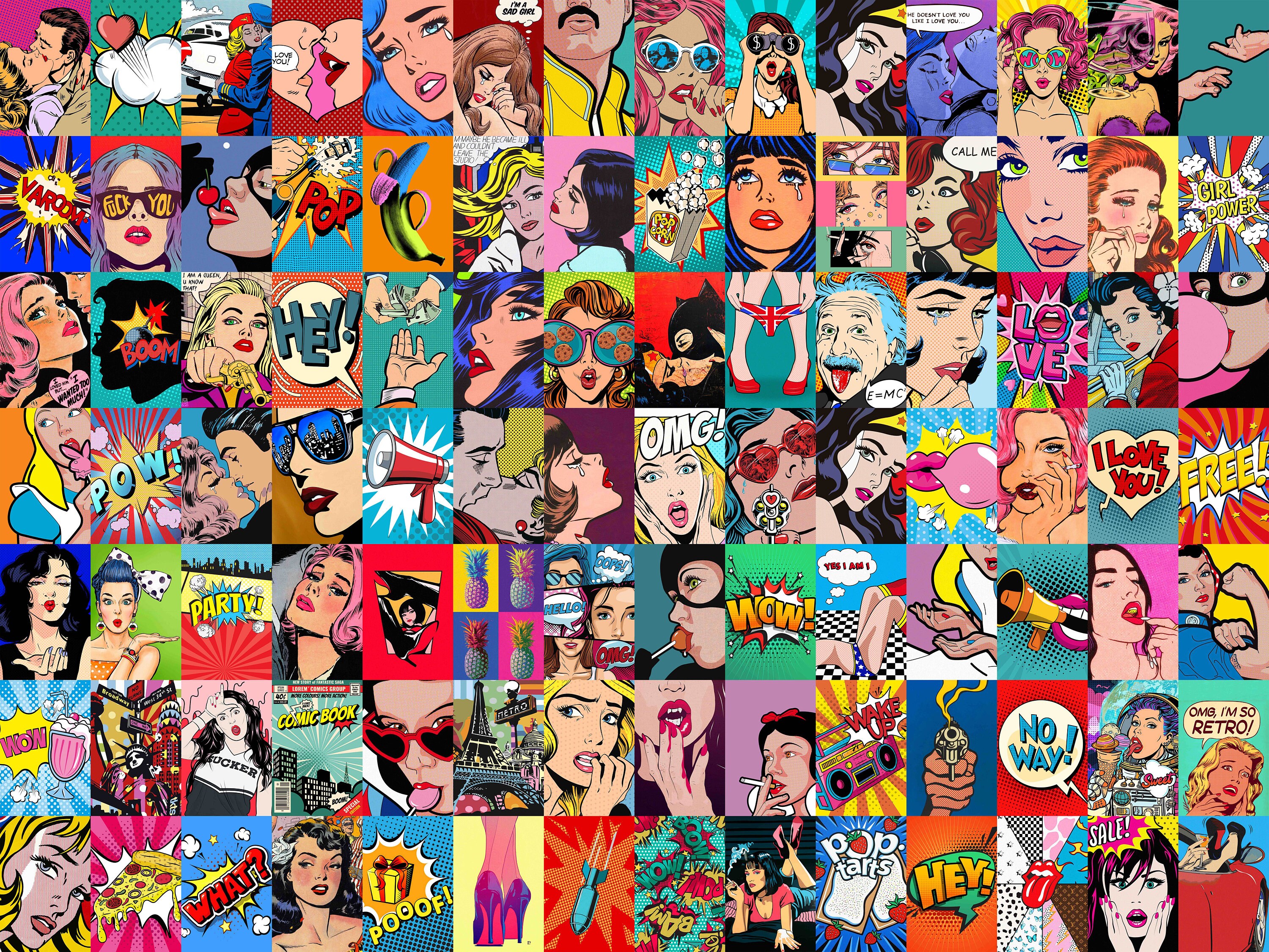 Коллаж в стиле поп арт. Комиксы в стиле поп-арт. Картины в стиле коллаж. Коллаж поп арт фестиваль дизайн. Коллаж современный арт.