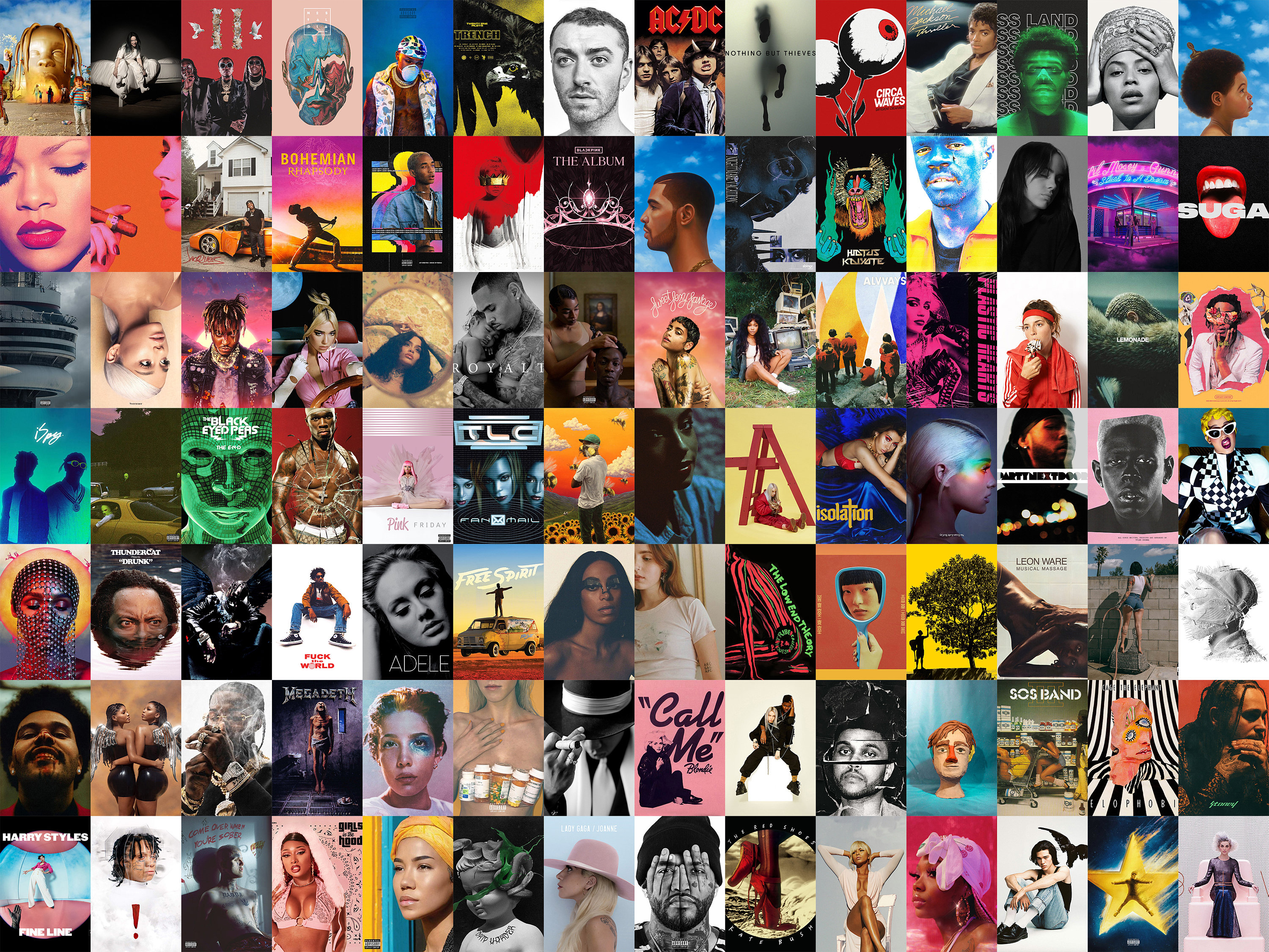 150 PCS Music Album Cover Wall Collage Kit Album Cover Etsy