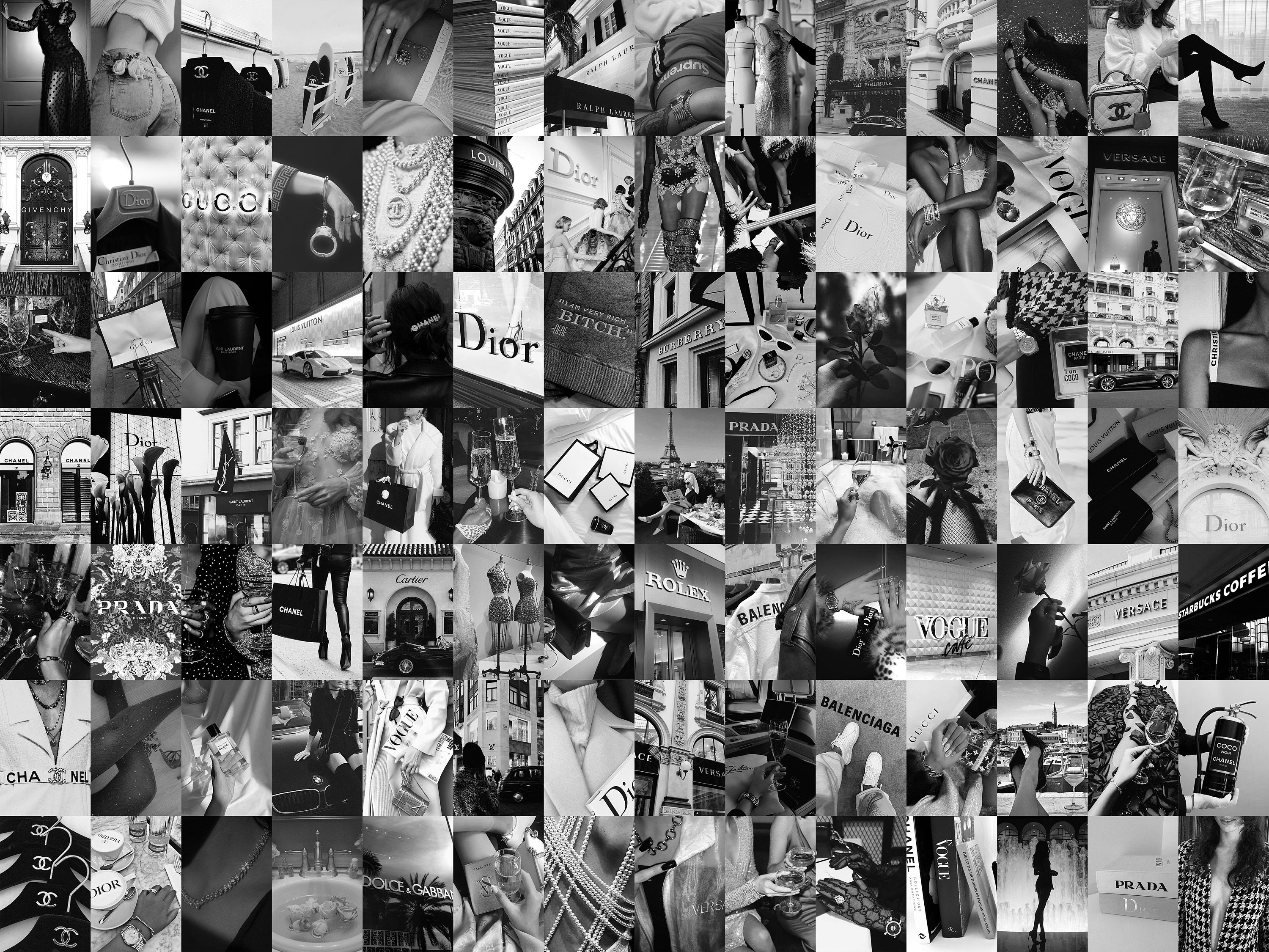155 PCS Luxury Fashion Wall Collage Kit Set of Boujee - Etsy 155 PCS Luxury Fashion Wall Collage Kit Set of Boujee - Etsy