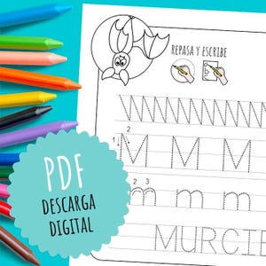 Het overtrekken van letters van het alfabet, afdrukbare grafomotorische werkbladen, oefenen met het schrijven van letters, onderwijs voor jonge kinderen, kleuterschool, kalligrafie