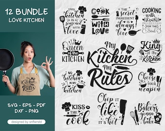 ベーキング大好き SVG、ベーキング大好き SVG、料理大好き SVG、ベーキング SVG、ベイクハート SVG、ハート SVG、キッチン SVG、Cricut 用ペストリーカット ファイル