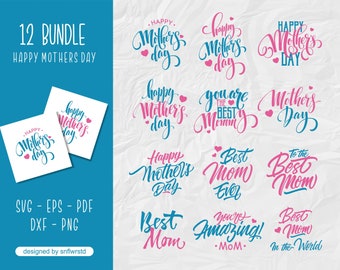 Mothers day svg, Mom svg bundle, Happy mother's day, Mother's day svg bundle, Best mom svg, Quotes svg, Mother svg for cricut