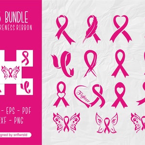 Bewustzijnslint SVG, kankerlint SVG, digitale download, medisch symbool SVG, lintgesneden bestand, bewustzijnsbundel voor Cricut Cut-bestand