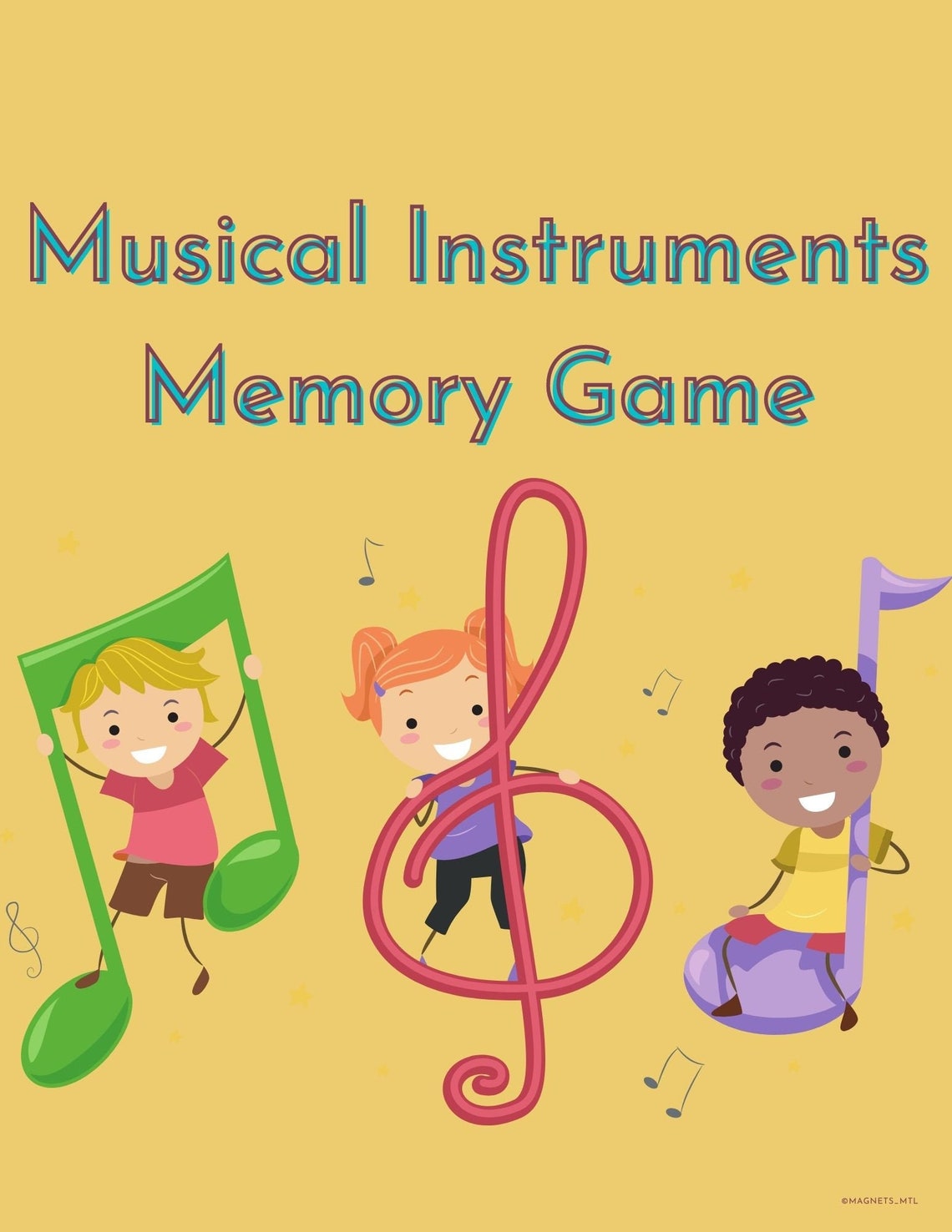 Digital Download Musical Instruments Memory Game Play and Etsy
