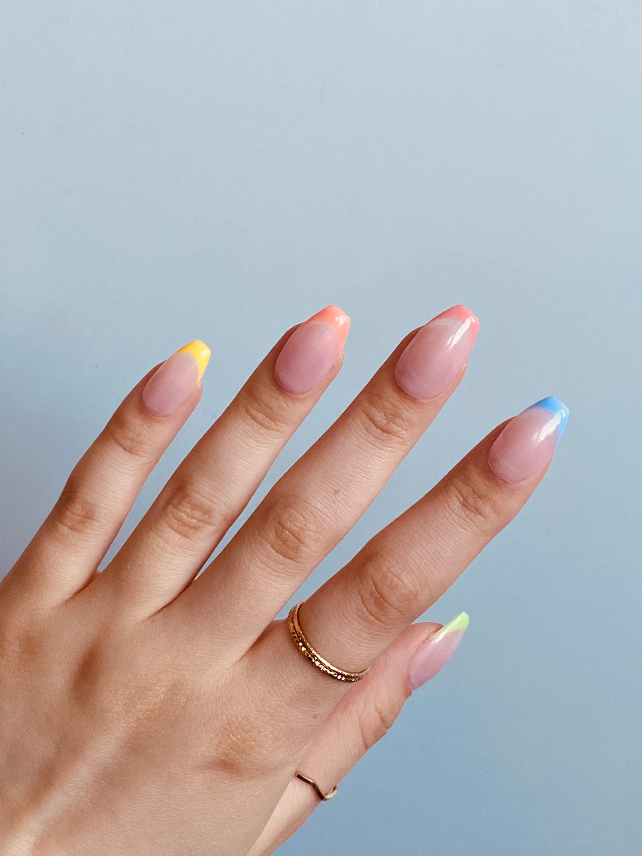 Pastel French Tips ubicaciondepersonas.cdmx.gob.mx