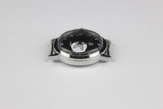 Montre Mécanique Soviétique Vintage RAKETA - Copernicus - Homme - 1970 - Cuir Noir