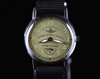 Mechanical men's wristwatches POBEDA PILOT Vintage watch Aviation watch SHTURMANSKIE