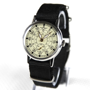 POBEDA PILOT Mechanical men&#39;s wristwatches  Vintage watch Aviation watch