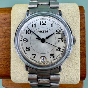 Raketa Watch Mechanical Men&#39;s Wristwatches Classic Vintage USSR watch