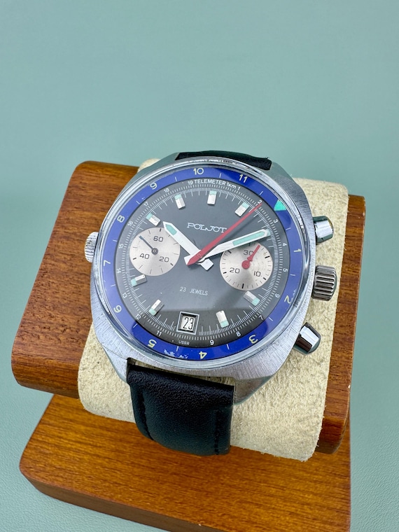Chronograph Russische Mechanische Armbanduhren Russische