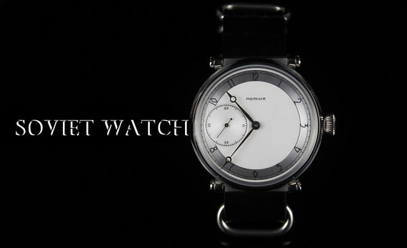 Big watch Molniya Mechanical Wriswatches Vintage Mens… - Gem