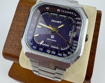 Poljot automatique tachymètre mécanique hommes montres-bracelets vintage classique montre
