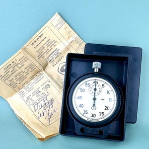 AGAT Sovjet vintage stopwatch mechanische chronograaf sporttimer USSR