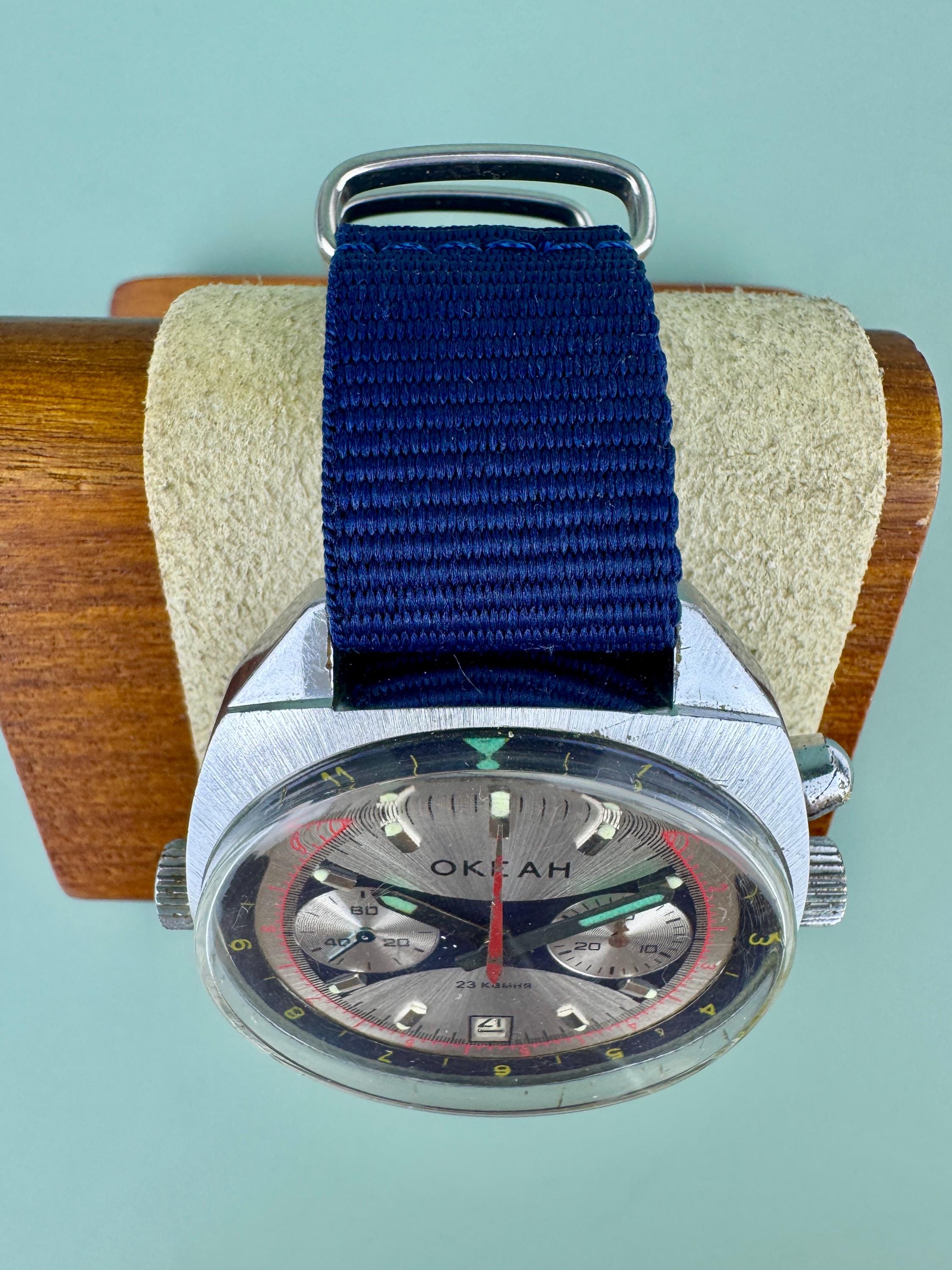 Poljot OCEAN Chronograph 3133 – Vintage Soviet Navy Military Pilot