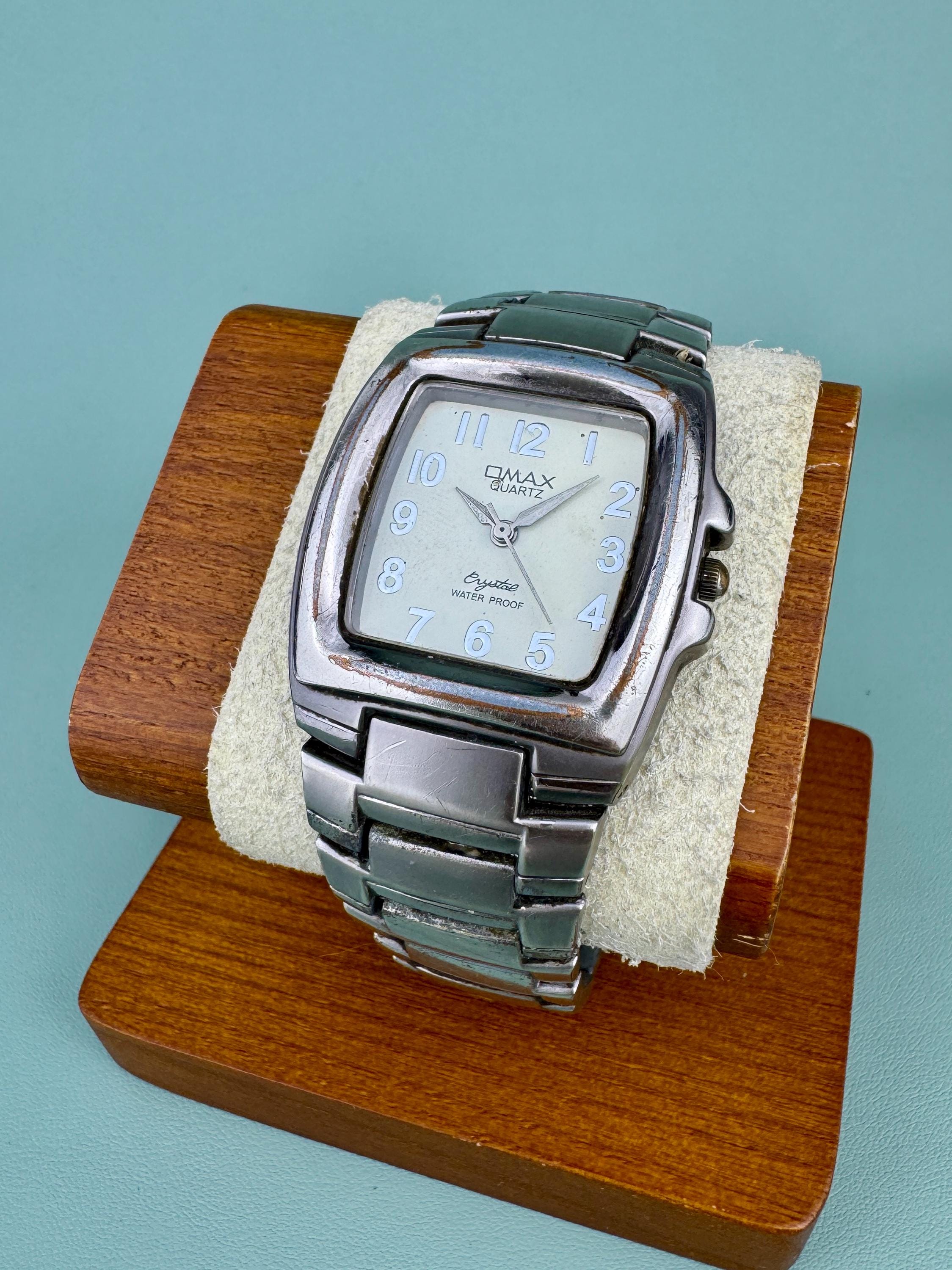 Omax Crystal Wristwatch Qartz Water Resistant Watch - Etsy