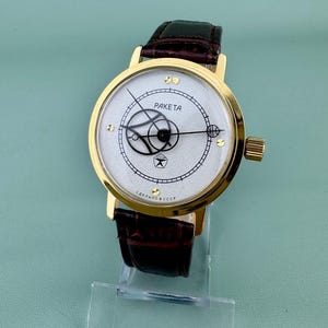 Mechanisch herenpolshorloge RAKETA Kopernik Copernicus Copernic Space-horloge