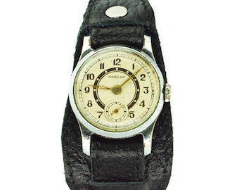 Vintage Pobeda Mechanical Wristwatch: USSR Antique Watch