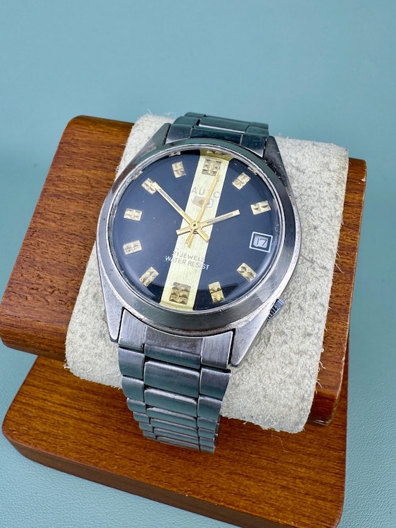 ORIENTEX Auto Crystal Vintage Men Mechanical Wristwatch Elegant