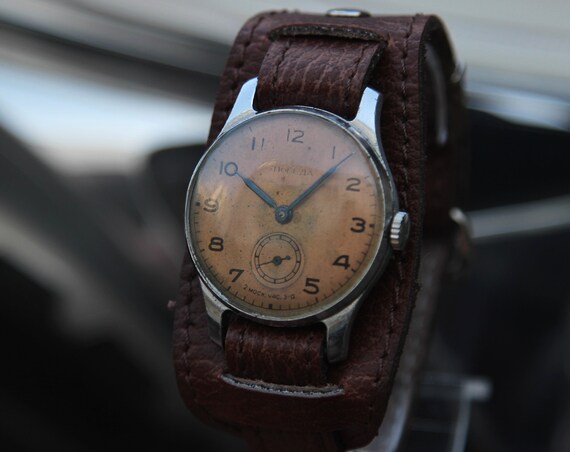POBEDA Zim Soviet Mechanical Men's Wristwatches C… - image 3